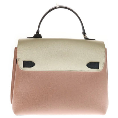 Louis Vuitton Lockme MM Pink Off White Black Leather 2-Way Handbag Off-white
