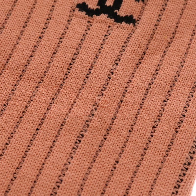 Chanel 24C CC Logo Knit Top Leg Warmers Pink
