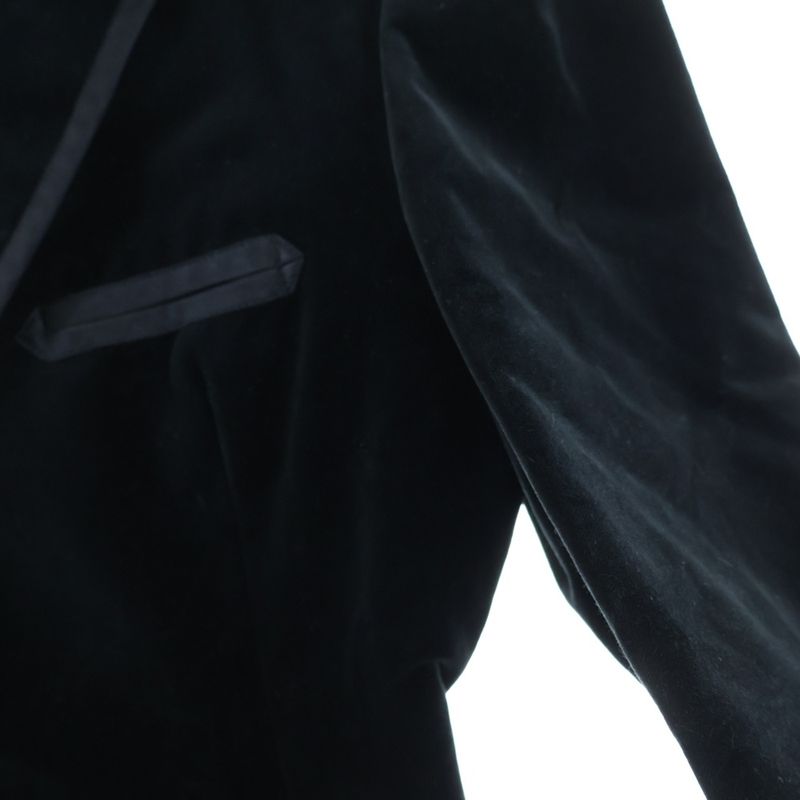 Louis Vuitton Multi Pocket Velvet Tailored Jacket Black 3