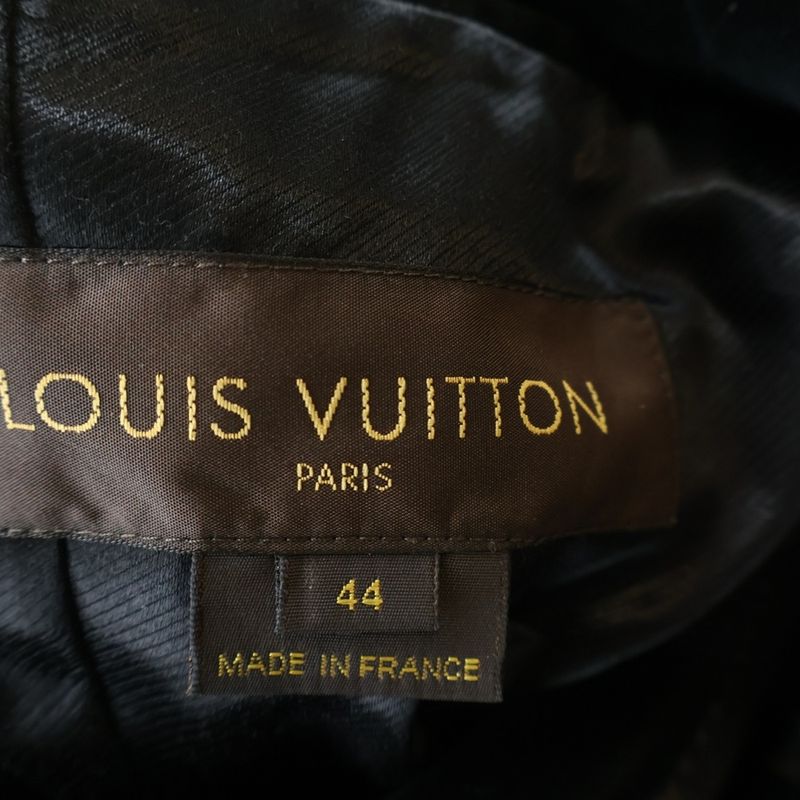 Louis Vuitton Multi Pocket Velvet Tailored Jacket Black 3
