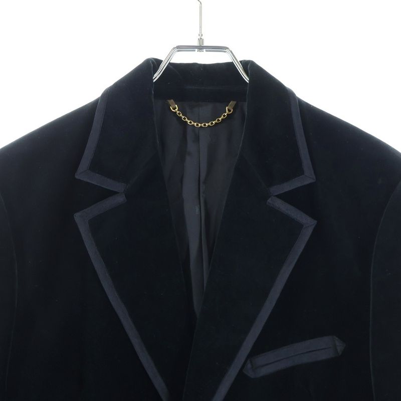 Louis Vuitton Multi Pocket Velvet Tailored Jacket Black 3