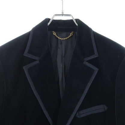 Louis Vuitton Multi Pocket Velvet Tailored Jacket Black 3