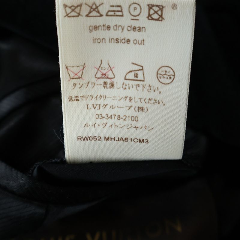 Louis Vuitton Multi Pocket Velvet Tailored Jacket Black 3