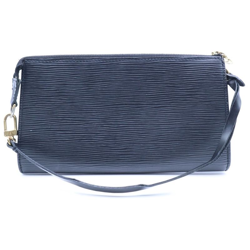 Louis Vuitton Epi Pochette Accessoire Handbag Mini Pouch Case Black Noir