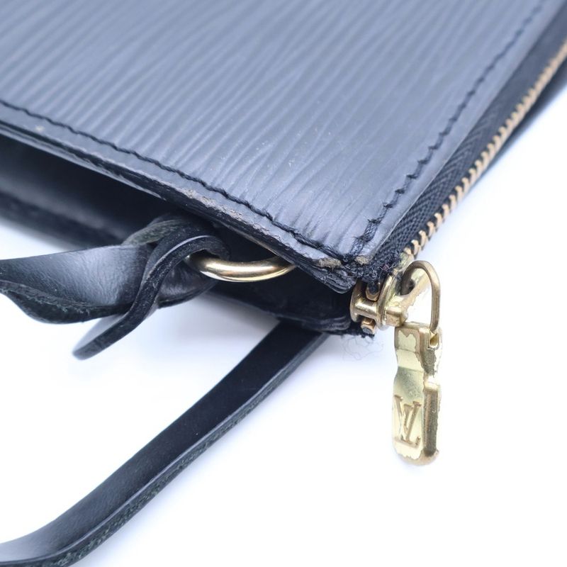 Louis Vuitton Epi Pochette Accessoire Handbag Mini Pouch Case Black Noir