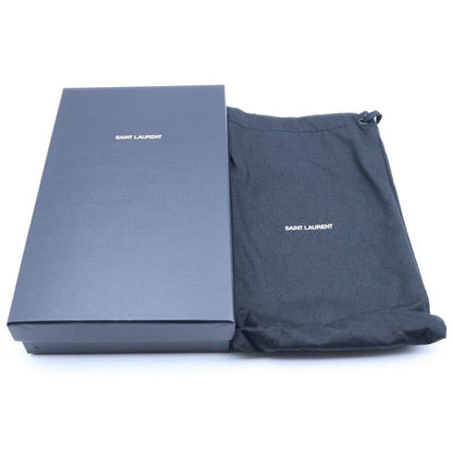Saint Laurent Paris Cassandra Logo Plate Stitch Leather Wallet Bifold