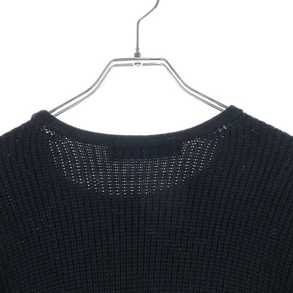 Dior Crew Neck Knit Dress Black