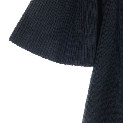Dior Crew Neck Knit Dress Black