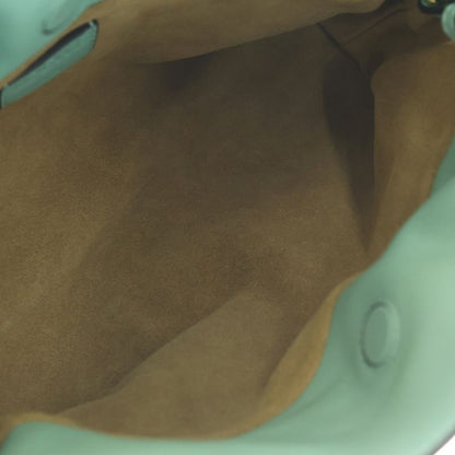 Loewe Flamenco Clutch Mini Shoulder Bag Mint Green Leather
