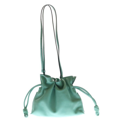 Loewe Flamenco Clutch Mini Shoulder Bag Mint Green Leather