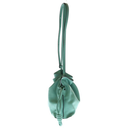 Loewe Flamenco Clutch Mini Shoulder Bag Mint Green Leather