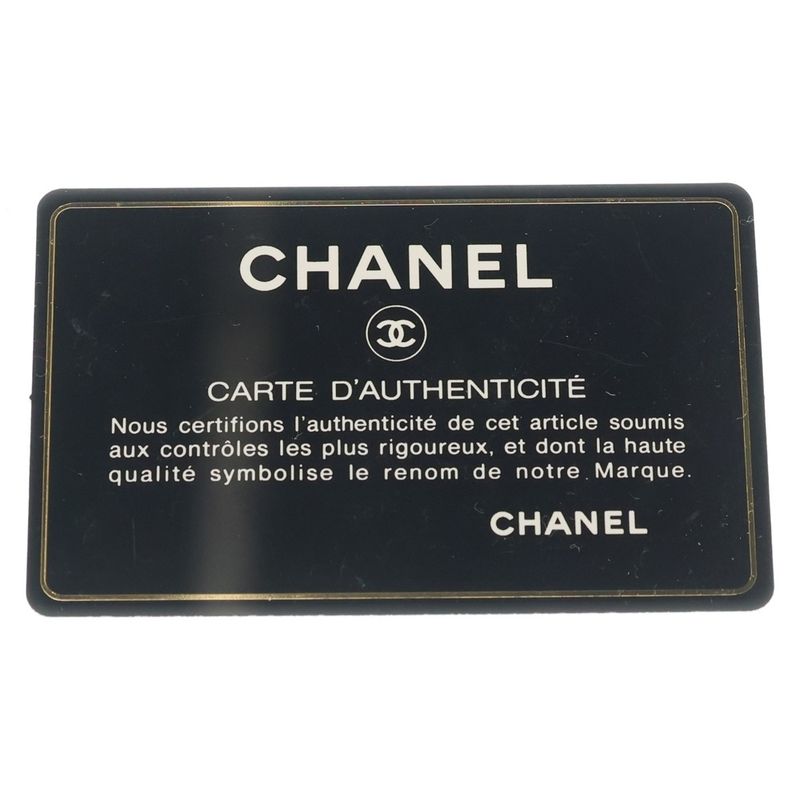 Chanel CC Logo Paris Biarritz Tote PM Handbag Black Leather Silver