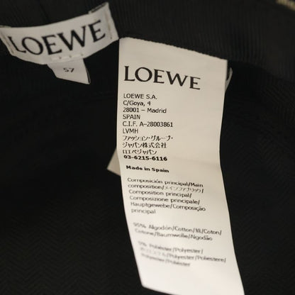 Loewe All Over Pattern Anagram Logo Herringbone Leather Bucket Hat
