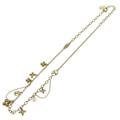 Louis Vuitton Necklace Blooming Pendant Chain Gold