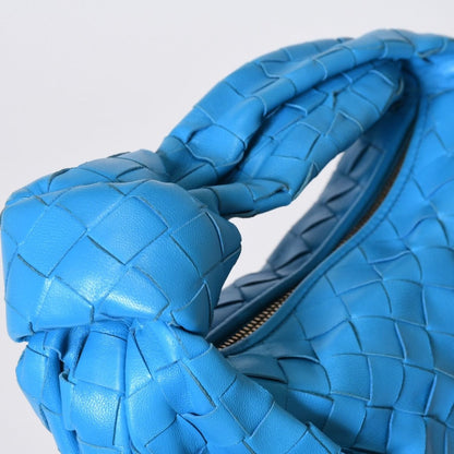 Bottega Veneta Mini Jodie Handbag Intrecciato Blue — view 5