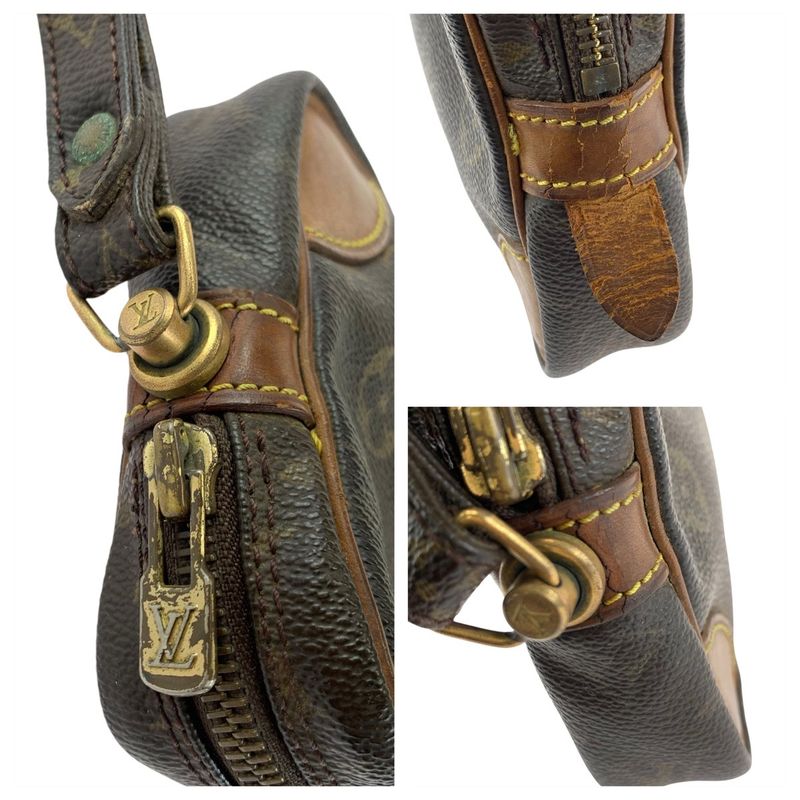 Louis Vuitton Monogram Marly Dragonne PM Brown Clutch