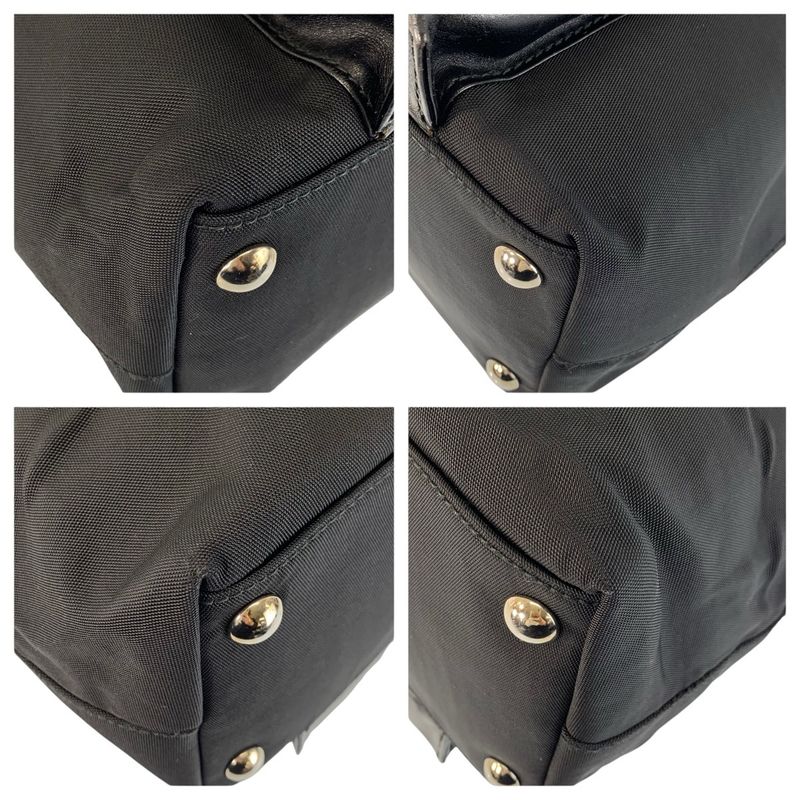 Gucci Black Nylon Leather 019 06 Tote