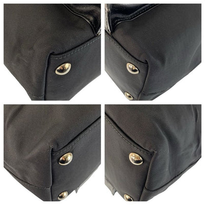 Gucci Black Nylon Leather 019 06 Tote