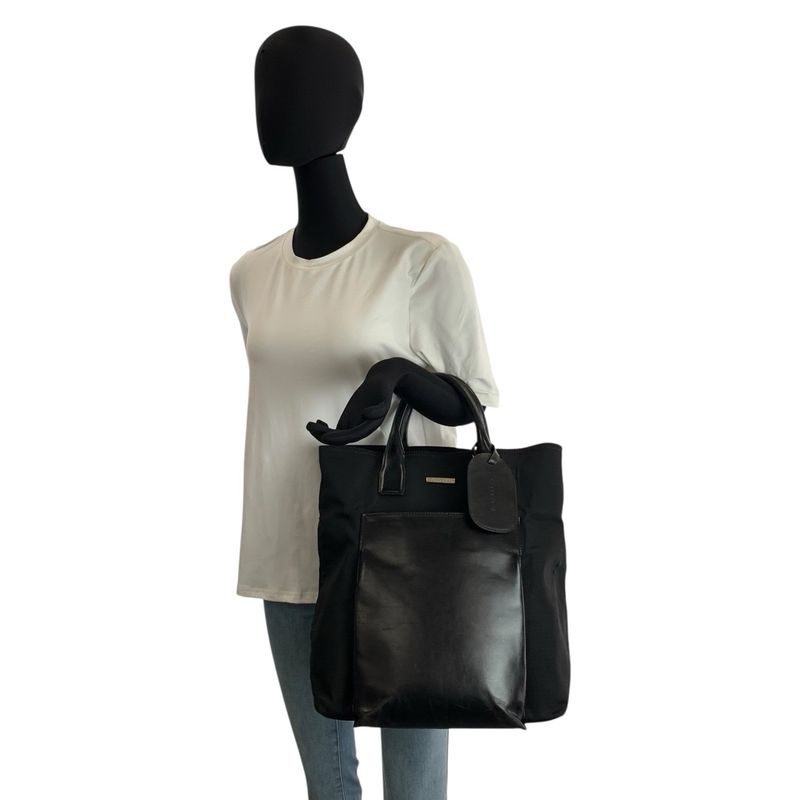 Gucci Black Nylon Leather 019 06 Tote