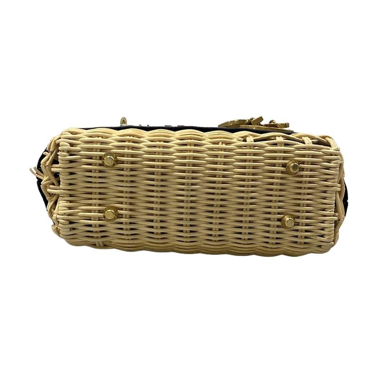 Dior Mini Bag Beige Navy Ivory Leather X X
