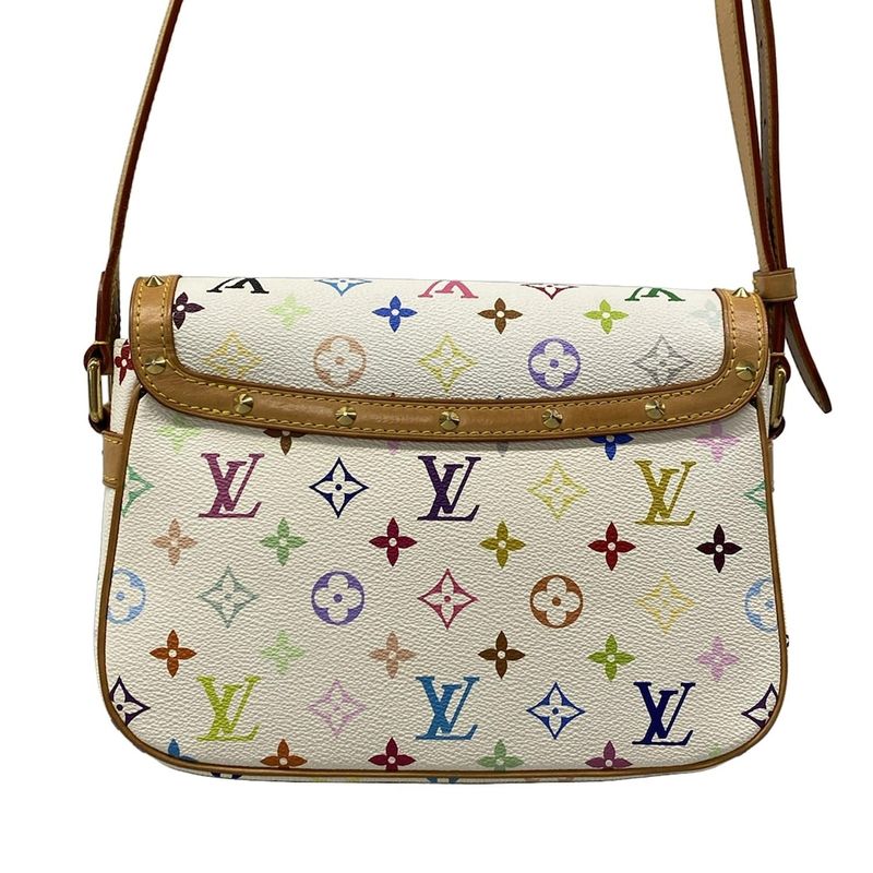 Louis Vuitton Shoulder Bag Monogram Multicolor Sologne Bron Leather