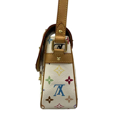 Louis Vuitton Shoulder Bag Monogram Multicolor Sologne Bron Leather