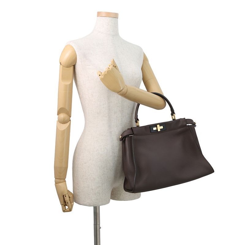 Fendi Peekaboo Icy 2-Way Shoulder Bag