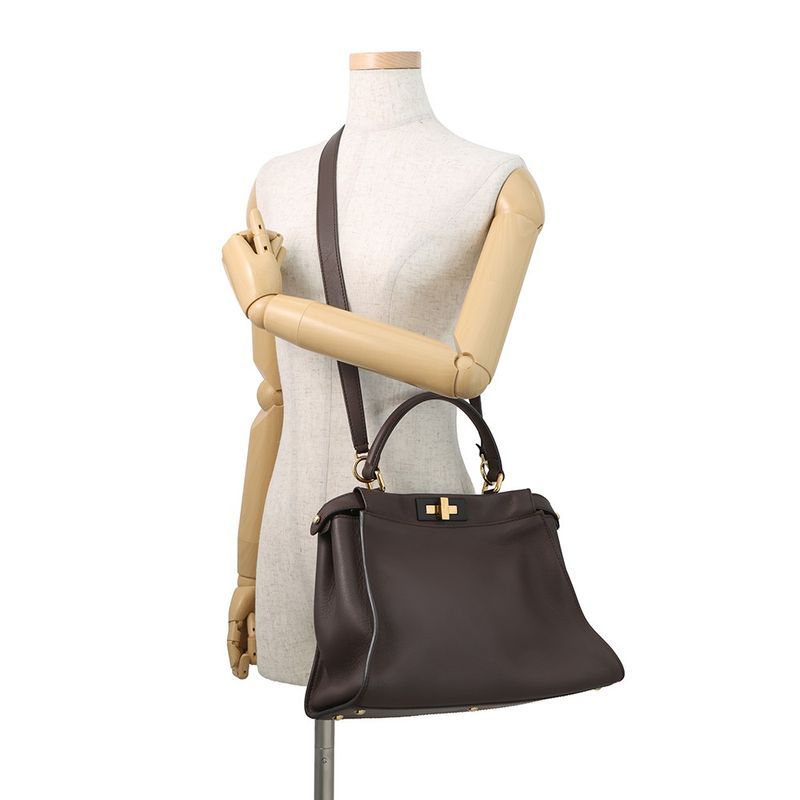 Fendi Peekaboo Icy 2-Way Shoulder Bag
