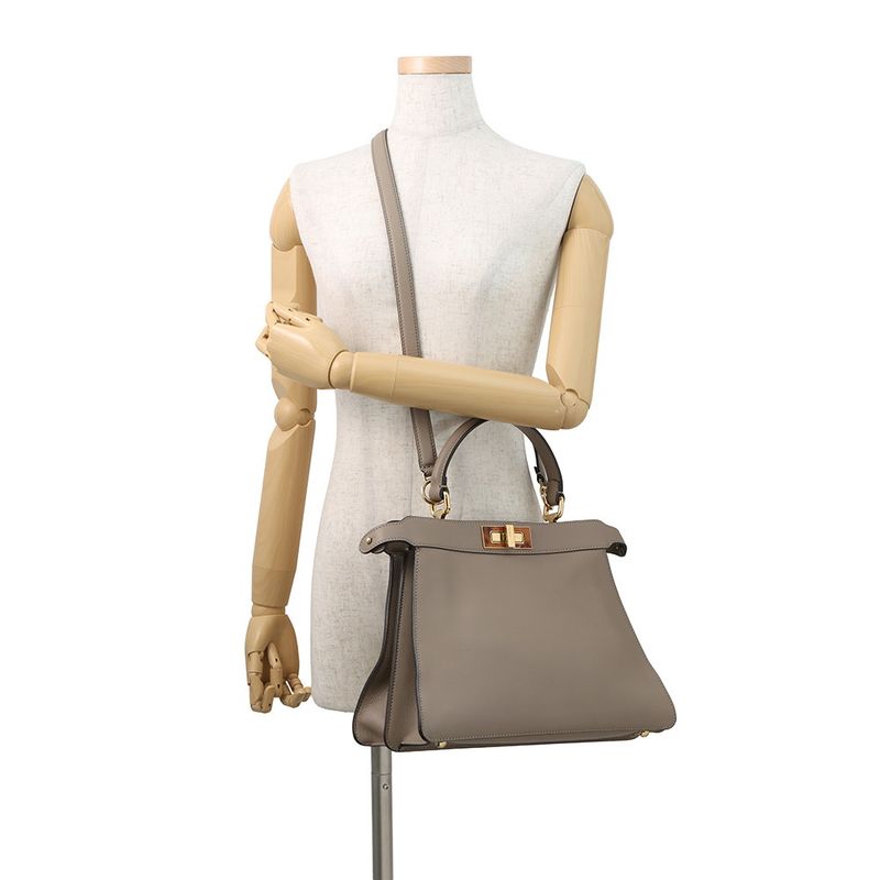 Fendi Peekaboo Icy 2-Way Shoulder Bag