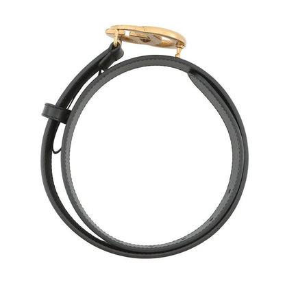 Gucci Belt Double Leather 70 Black