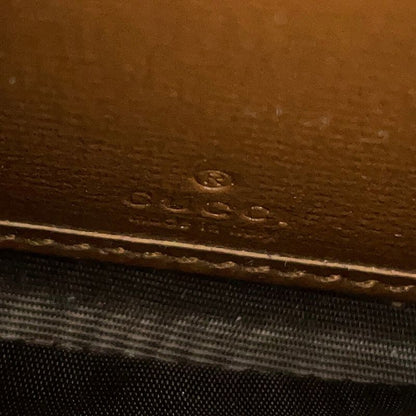 Gucci Chain Wallet GG Supreme Jackie Beige Brown