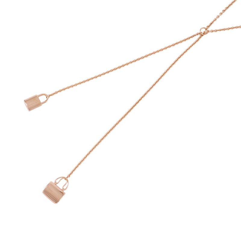 Hermes Necklace Amulet Constance Long Diamond Total 18K