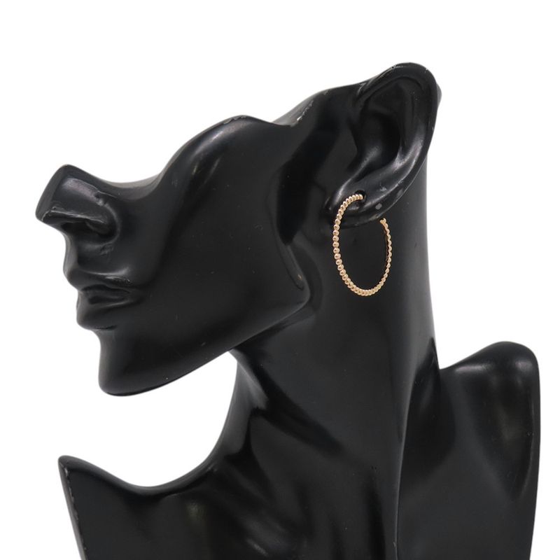 Van Cleef & Arpels Earrings Perlee Gold Pearl Hoop Small