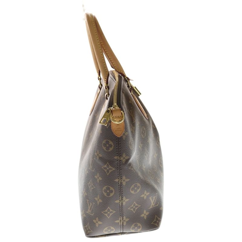 Louis Vuitton Boetie MM Monogram All Over Pattern Handbag Brown