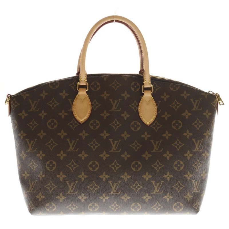 Louis Vuitton Boetie MM Monogram All Over Pattern Handbag Brown