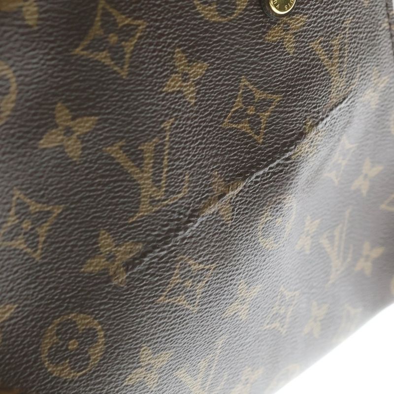 Louis Vuitton Monogram Montaigne BB 2-Way Shoulder Bag Brown Leather