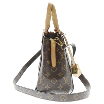 Louis Vuitton Monogram Montaigne BB 2-Way Shoulder Bag Brown Leather