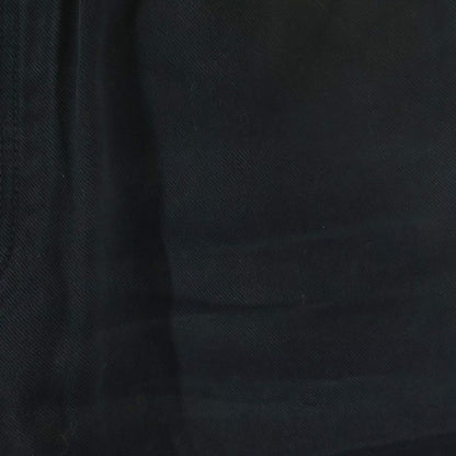 Balenciaga Grunge Ripped Off Double Knee Baggy Denim Pants Black