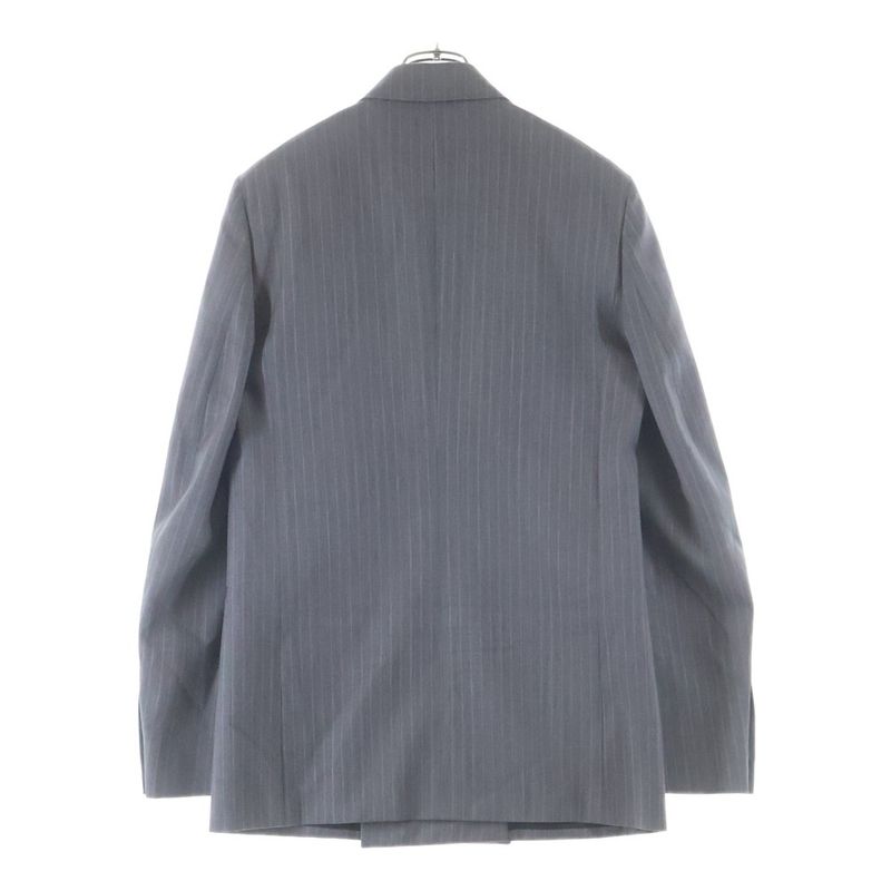Loewe Striped Pattern Tailored Jacket Gray