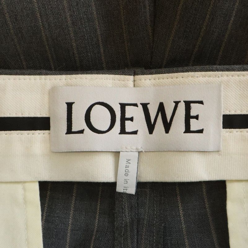 Loewe Striped Pants Gray