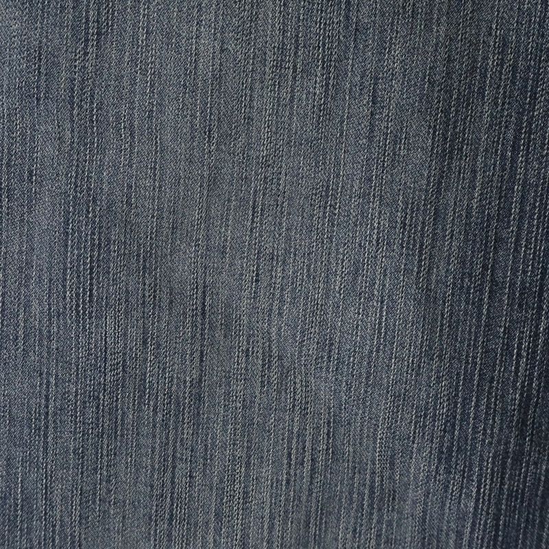 Balenciaga Double Front Wide Leg Jeans Denim Pants Indigo