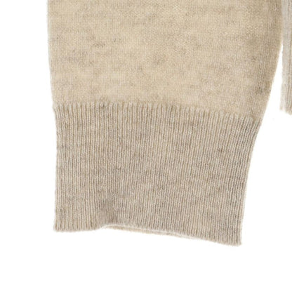 Hermes Lift Cashmere Crew Neck Knit Sweater Ivory