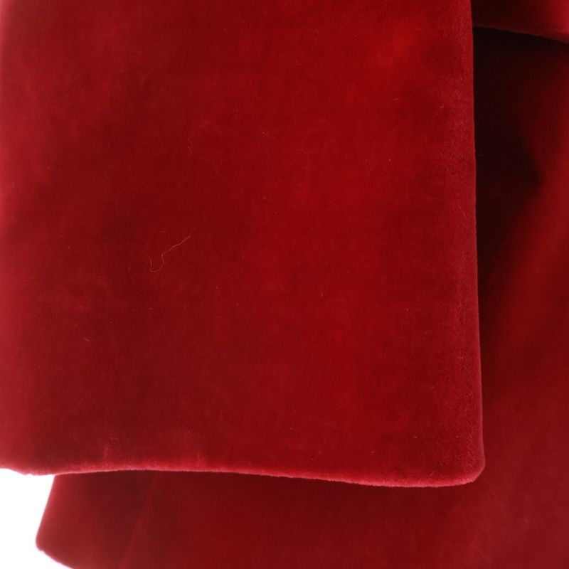 Gucci Velvet Peak Lapel Single Jacket Red