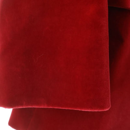 Gucci Velvet Peak Lapel Single Jacket Red