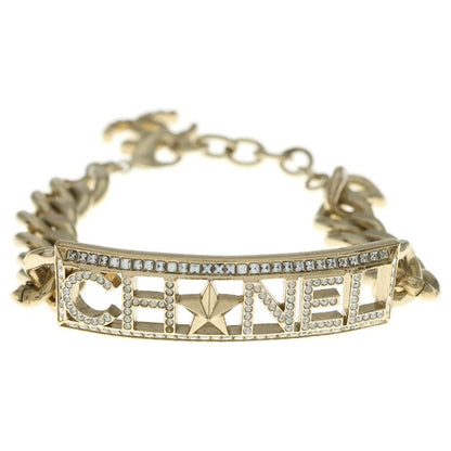 Chanel CC Logo Pharrell Collaboration Bracelet Gold