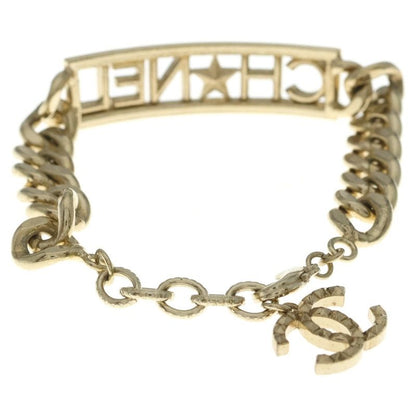 Chanel CC Logo Pharrell Collaboration Bracelet Gold