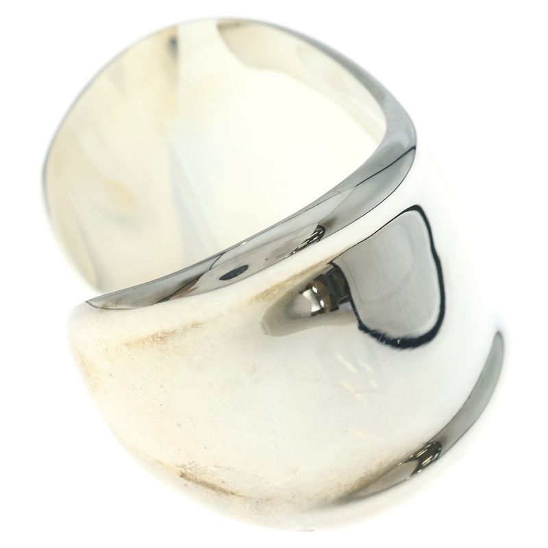 Tiffany & Co Bone Calf Bangle Bracelet Silver