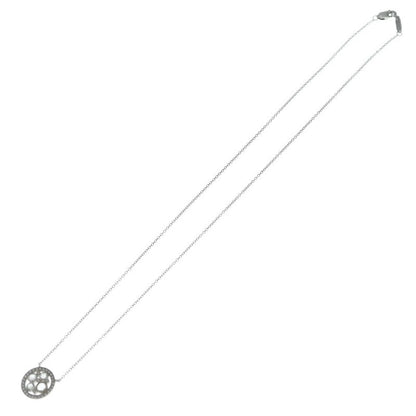 Tiffany & Co Cobblestone Diamond Necklace Pendant Chain Silver
