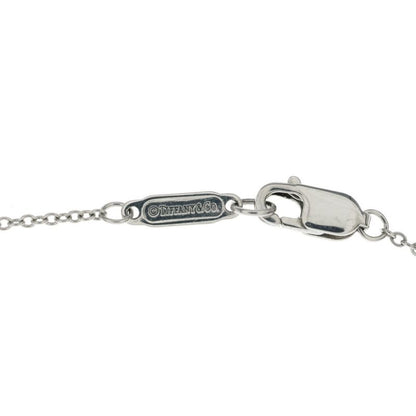 Tiffany & Co Cobblestone Diamond Necklace Pendant Chain Silver