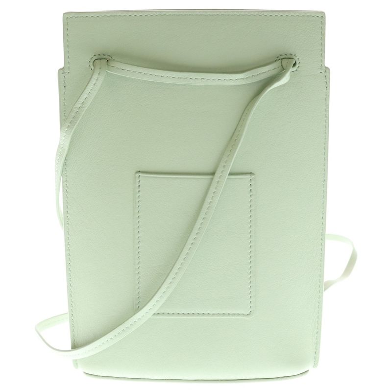 Loewe Dice Pocket Anagram Logo Shoulder Leather Gold Green